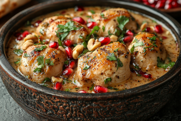 Настроение &mdash; Грузия! Курица в ореховом соусе томится в духовке, а гости думают, что я полдня колдовала. Идеально для праздника