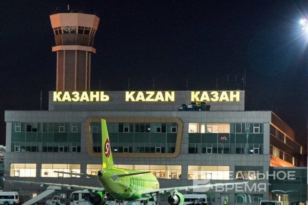 В аэропорту Казани задержаны десятки рейсов