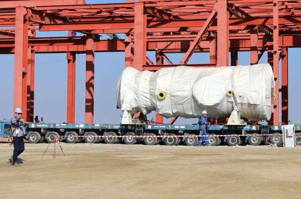 Первая газовая турбина установлена в главном корпусе «ПГУ Туркестан»