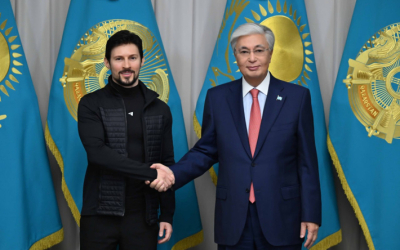 Токаев встретился с основателем Telegram Павлом Дуровым