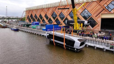 Собянин: Спущены на воду первые электросуда, созданные на Московской верфи