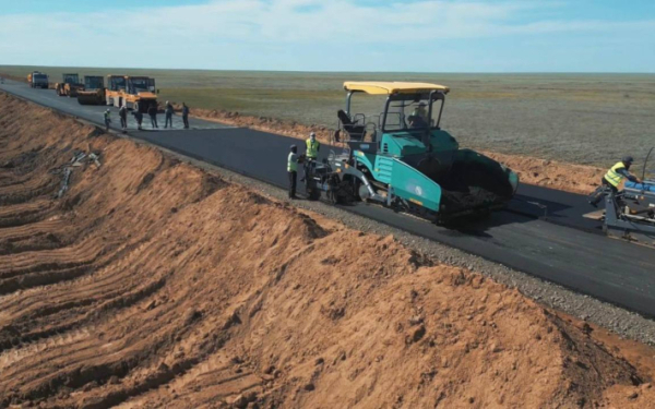 30 км дороги открыли для движения недалеко от Шалкара