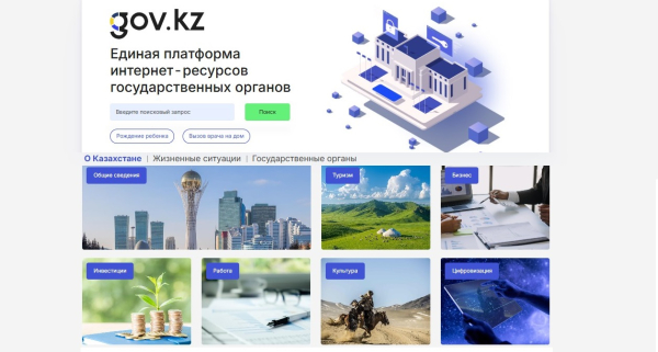 «Жизненные ситуации» на GOV.KZ: всё, что нужно знать об услугах онлайн