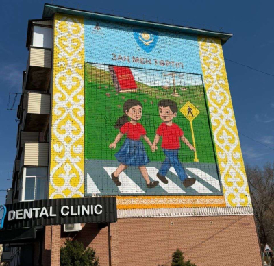 В области Жетысу появились еще три тематических мурала