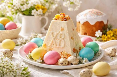 Готовимся к Светлой Пасхе: нежная творожная пасха без яиц и сливочного масла