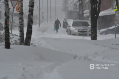 Снежный циклон принесет в Татарстан метели