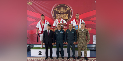 Гвардейцы успешно выступили на двух республиканских турнирах по қазақ күресі