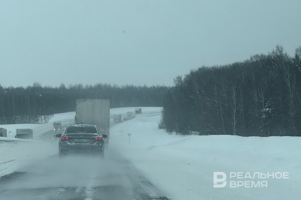 Метель с ухудшением видимости ожидается в Татарстане ночью 21 февраля