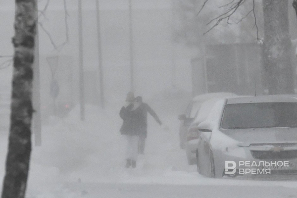 Татарстан накроет метель, которая придет с Москвы