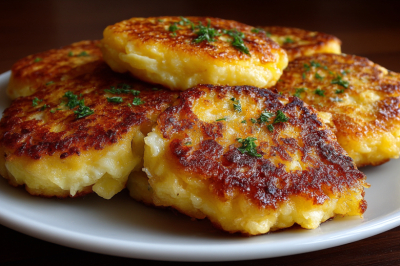 Драники &laquo;Ужин-минутка&raquo; с картофелем, минтаем и сыром: сытно, вкусно и очень быстро